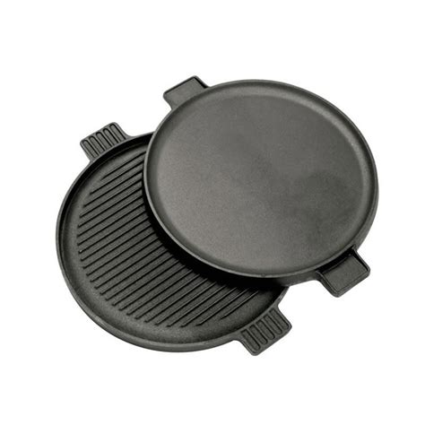 Bayou Classic 14 Cast Iron Reversible Round Griddle 7414