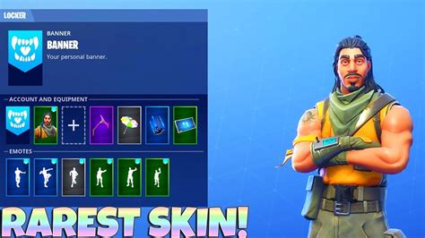 Ads can be shown to you based on the content you're viewing, the app you're using, your approximate location, or your device type. The RAREST Fortnite SKIN "TRACKER" Showcase - YouTube