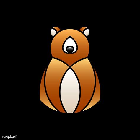 Cute Bear Animal Design Vector Free Image By Vector Can