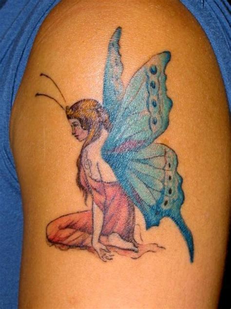 Butterfly Fairy Tattoo Pictures Meaning Designs