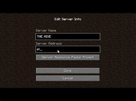 We did not find results for: How to have the HIVE server on minecraft java edition ...