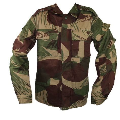 Rhodesian Army Brushstroke Bdu Shirt Raid Modified Limited Run
