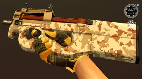Csgo P90 Desert Ddpat The 2021 Dust 2 Collection Youtube