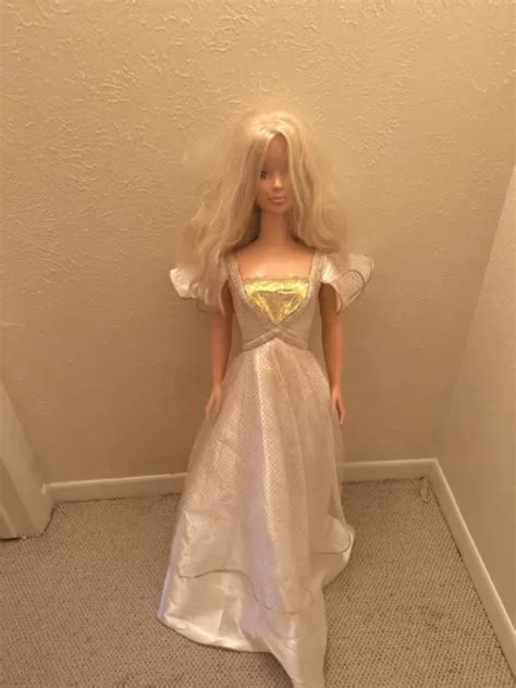 VINTAGE 1992 MY Size Barbie Doll Mattel Angel Dress Up 38 Tall Blonde