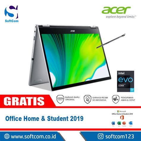 Acer Spin 3 Active Sp313 51n 70yb Core I7 1165g716gb512gb Ssd133