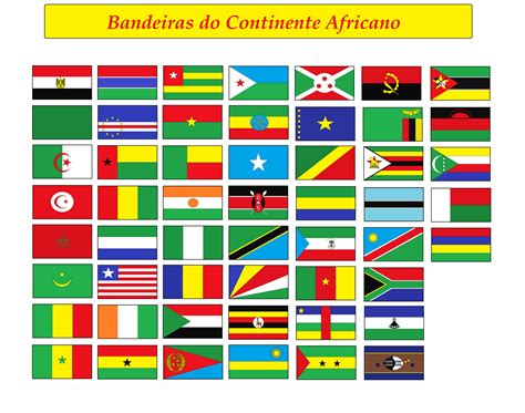 Bandeiras De Paises Da Africa Learnbraz
