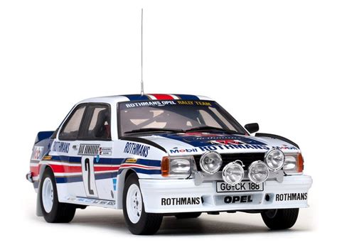 The homolagation regulations required the production of four hundred cars to be able to compete in group 4. Opel Ascona 400 (ROTHMANS) - #2 Walter Rohrl/Christian ...