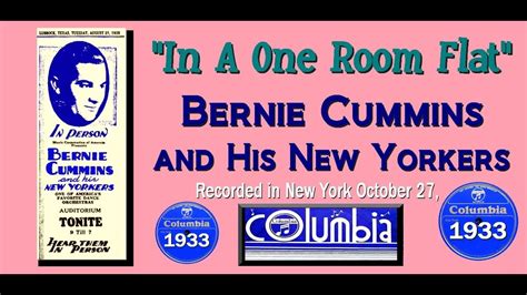 In A One Room Flat Bernie Cummins And His New Yorkers 1933 Youtube