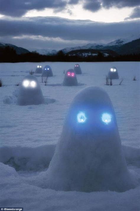 Are These The Most Creative Snowmen Ever Daily Mail Online