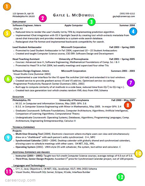 Here's a screenshot of what a simple resume header with your name and contact info might look like: This is what a GOOD resume should look like | CareerCup ...