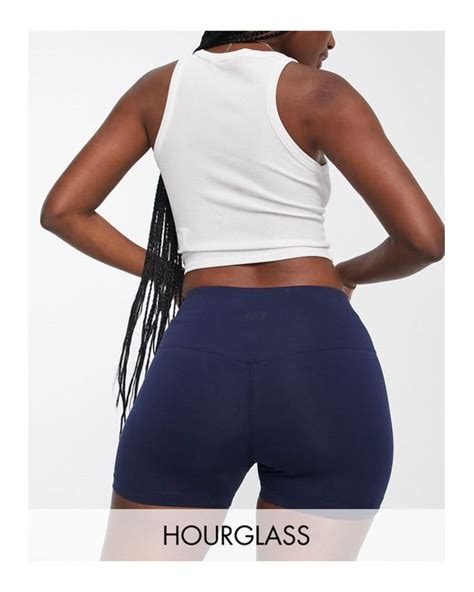 Asos 4505 Hourglass Icon Booty Short In Navy Blue Lyst Canada
