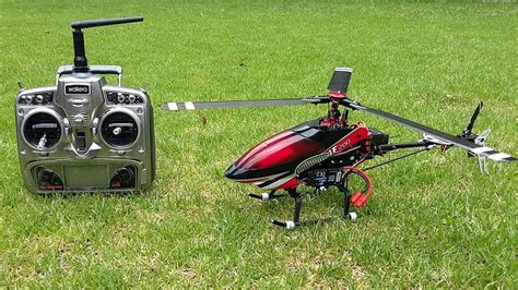 Walkera 4f200 Flybarless Helicopter Three Blade Carbon Gascon Youtube