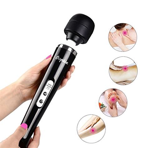 Personal Wand Massager Cordless Waterproof Body Wand Massager Handheld Electric Usb Rechargeable