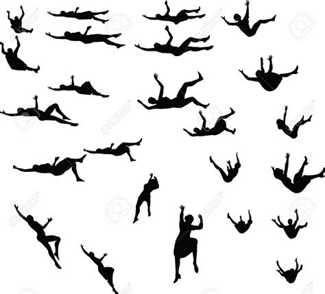 Image Result For Silhouette Falling Fall Drawings Silhouette Drawing