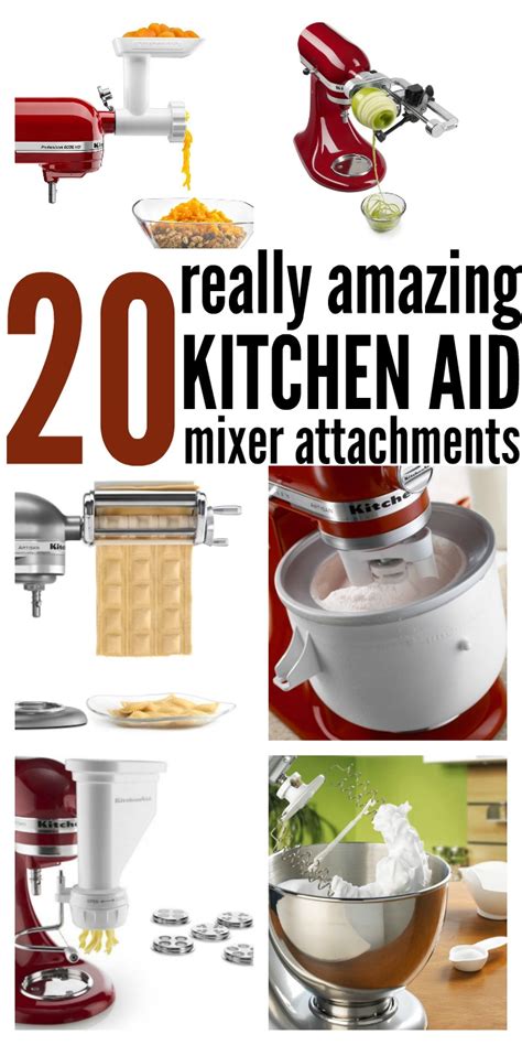 A good kitchen aid stand mixer costs a few hundred dollars, and if you only occasionally bake, you probably don't use it much, and therefore aren't the best way to get variety out of your stand mixer is to collect a few attachments for it. 20 Amazing Kitchen Aid Mixer Attachments