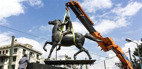 Athens Installs Alexander The Great Statue After 27 Year Delay
