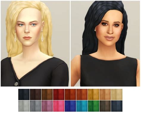 Crimped Hair Edits Mf 4 Ver Ombre At Rusty Nail Sims 4 Updates