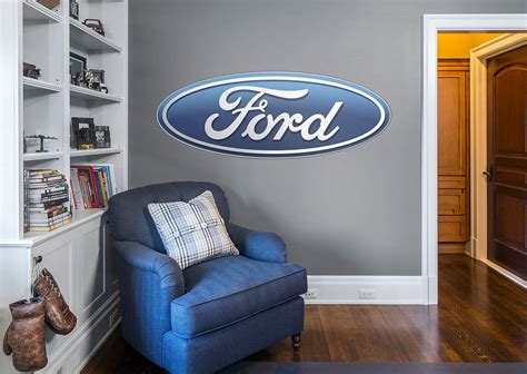 Ford Oval Logo Wall Decal Shop Fathead For Ford Decor