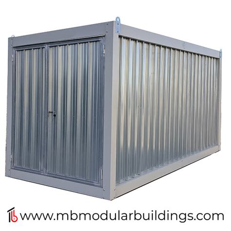 Steel Storage Prefab Container Flatpack Galvanized Worksite Container