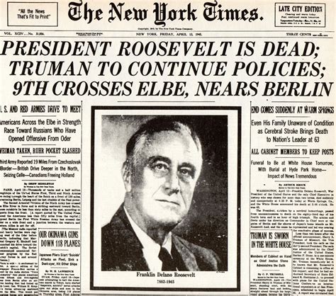 Condolencesas World War Ii Raged On Franklin D Roosevelts Health