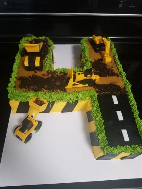 Construction Cake Construction Cake Construction Birthday Cake 4th