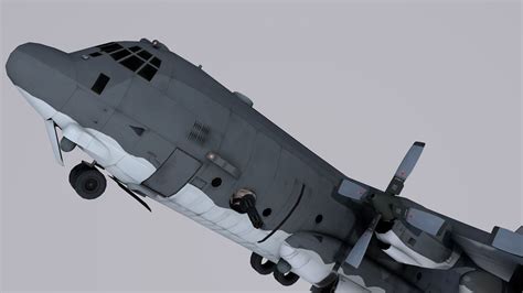 3d Plane Lockheed Ac 130 Spooky Ii Cgtrader