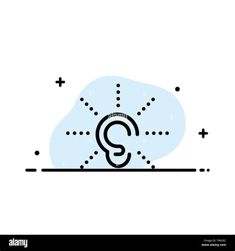 Awareness Ear Hear Hearing Listen Business Flat Line Filled Icon