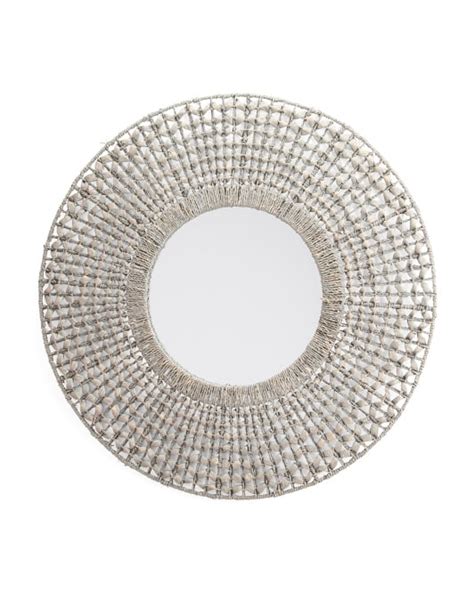 Seagrass Wall Mirror Best Home Decor From TJ Maxx 2019 POPSUGAR