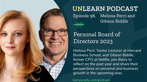 Personal Board Of Directors 2023 With Melissa Perri And Gibson Biddle