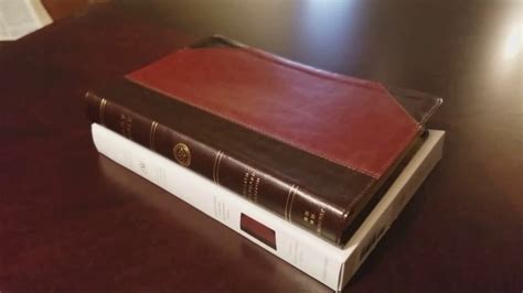 Crossway Esv Large Print Thinline Reference Bible In Brown