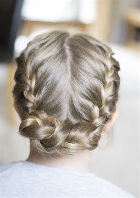 simple pretty flower girl braids and styles french braid into a cute updo flower girl
