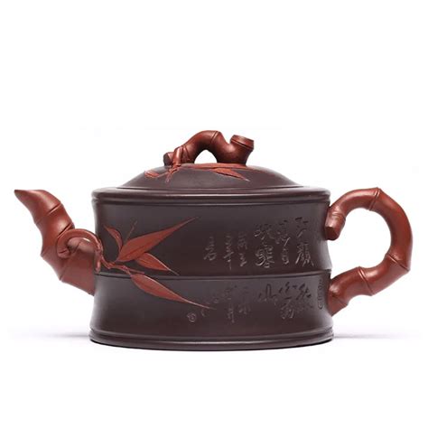 Chinese Handmade Yixing Tea Set Zisha Teapot Double Color Purple Clay