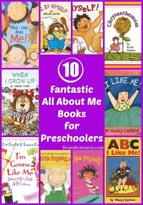 All About Me Books For Preschoolers From Abcs To Acts Me Preschool
