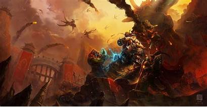 Horde Warcraft Garrosh Hell Siege Orgrimmar Varian