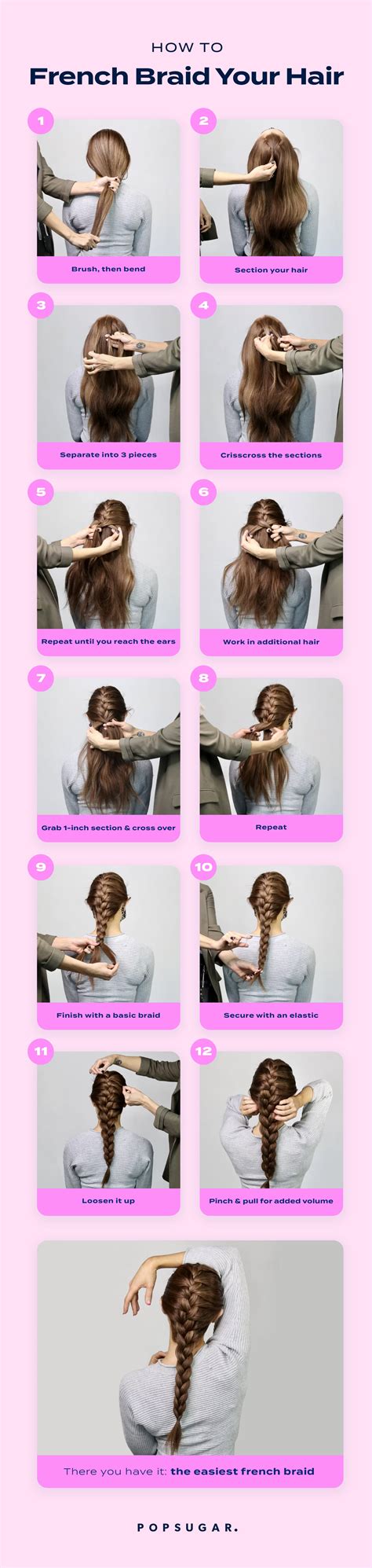 how to braid hair step by step easy braid tutorials basic braids every woman should know