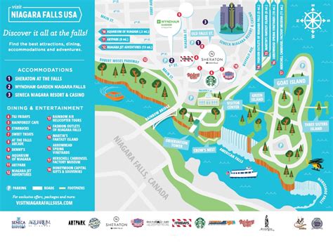 NFUSA Area Map Visit Niagara Falls USA