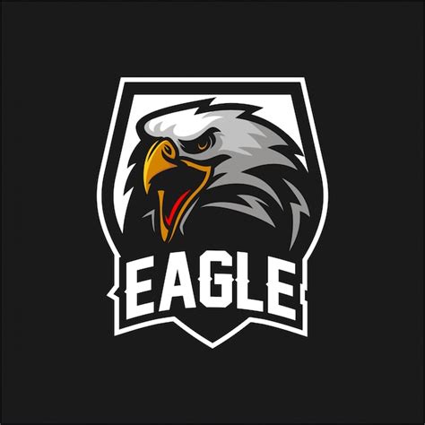 Premium Vector Eagle Falcon Esport Gaming Mascot Logo Template