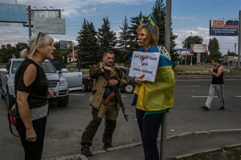 As Peace Talks Approach Rebels Humiliate Prisoners In Ukraine The New York Times