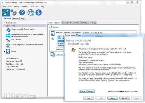 Using this image, you can restore the entire disk, partition. Macrium Reflect Free Edition 7.2.3897 (64-bit) - donlotoday