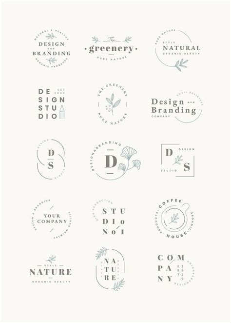 100 Free Logo Designs To Download — Journey With Jess Inspiration