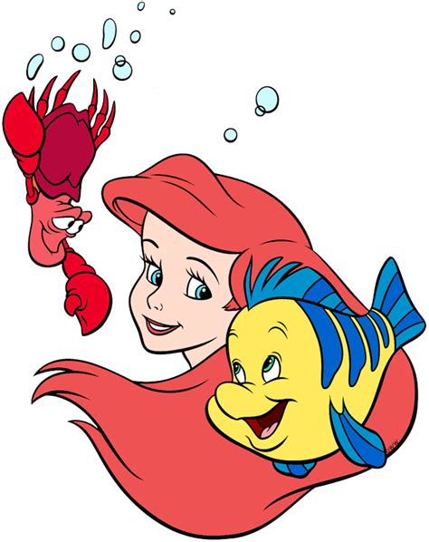 Ariel And Friends Clip Art Images Disney Clip Art Galore