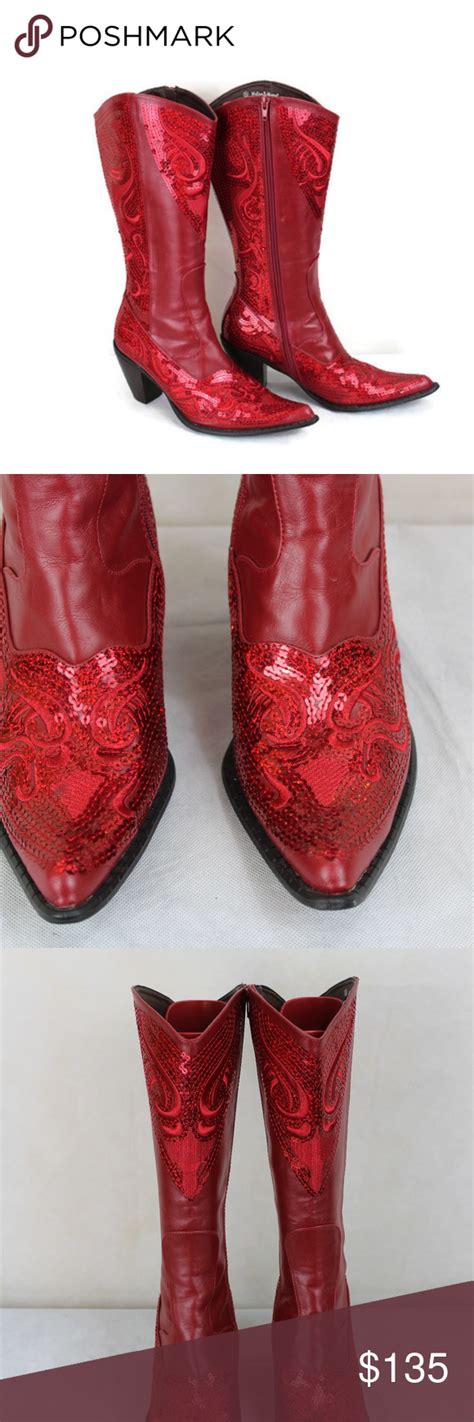 Helens Heart Western Sequins Bling Boots Boot Bling Boots Heart Shoes