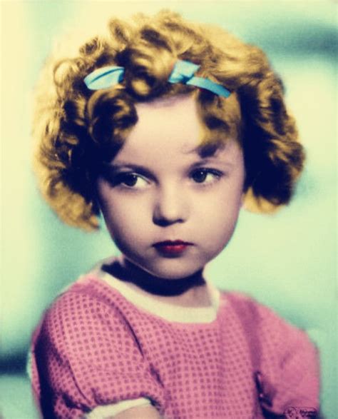 Shirley Temple Color Photo：shirley Temple 1934 Shirley Temple Bottle Blonde Shirley