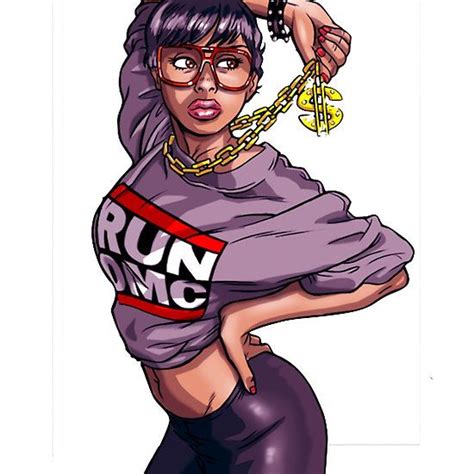 Pop Art Comic Girl Hip Hop Illustration Hip Hop Girl
