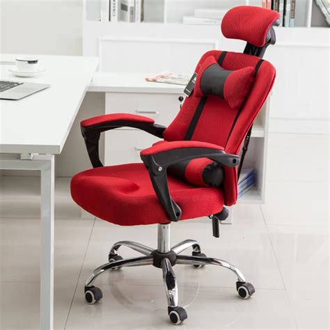 High Back Breathable Mesh Office Chair Lift Swivel Chair With Footrest