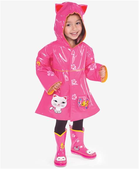 Kidorable Lucky Cat Raincoat Toddler Girls And Reviews Coats And Jackets