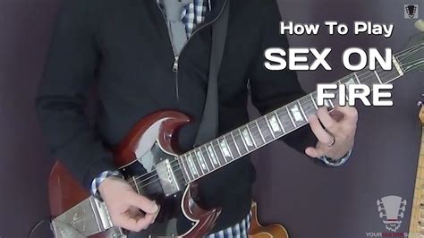 Sex On Fire By Kings Of Leon Electric Guitar Lesson Guitarlic