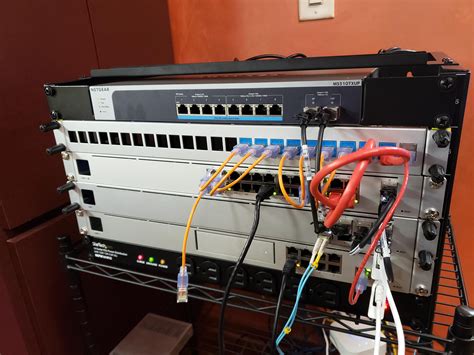 My Small Home Network Rack Unifi Dream Machine Pro Switch 24 Pro Poe