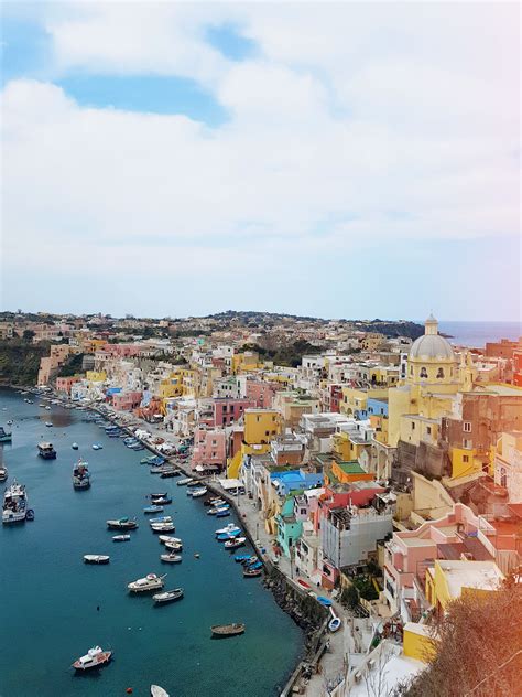 Procida, a small island off the coast of Napoli. : travel