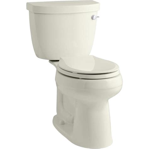 Kohler Cimarron Biscuit Watersense Round Comfort Height 2 Piece Toilet